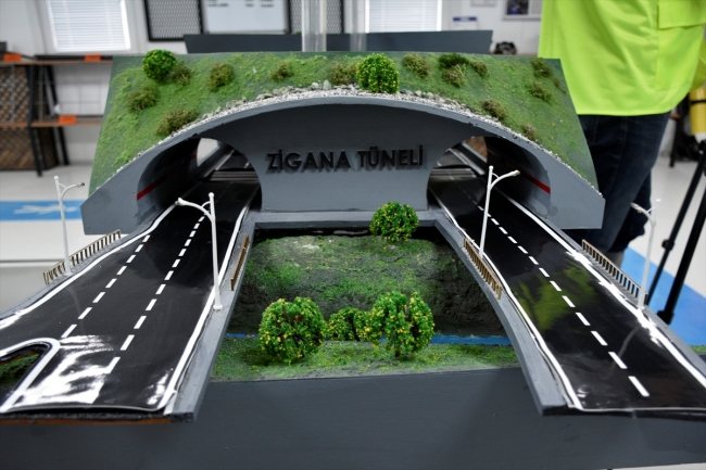 Yeni Zigana Tüneli'nin yüzde 87'si tamamlandı